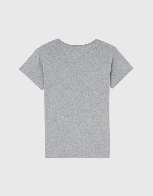 Parisienne Classic T-shirt-Grey Melange