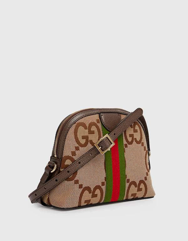 Gucci Ophidia Jumbo GG Small Canvas Crossbody Bag