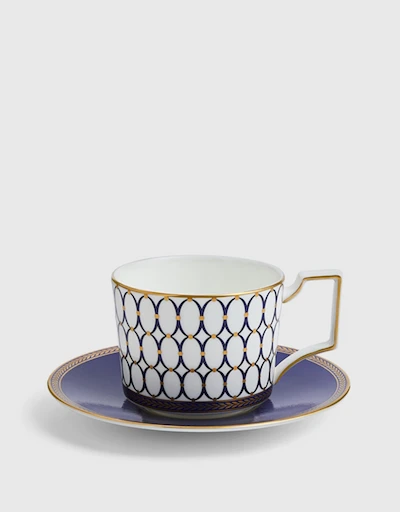 Renaissance Gold Coffee Cup and Saucer Set