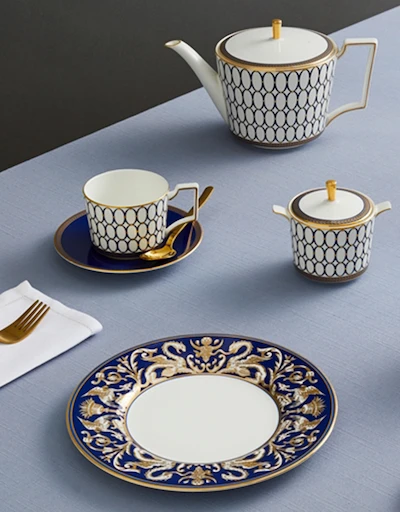 Renaissance Gold Coffee Cup and Saucer Set