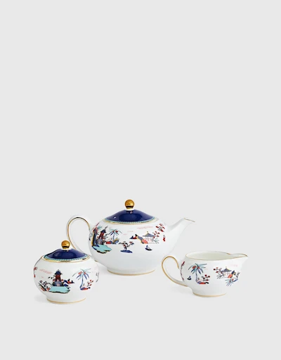 藍塔物語茶具3件組
