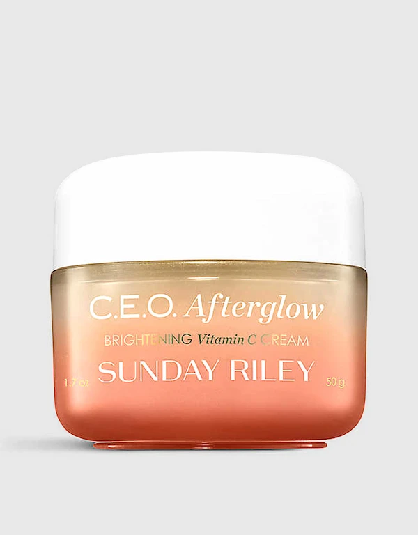 Sunday Riley C.E.O. Afterglow Brightening Vitamin C Cream 50g