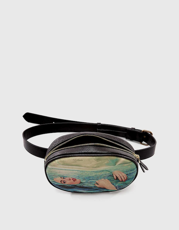 Seletti Seletti Wears Toiletpaper Sea Girl Faux-leather Belt Bag