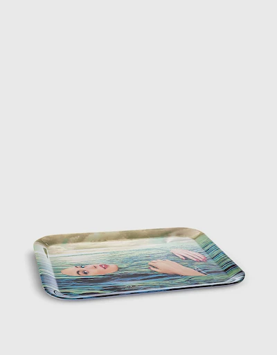 Seletti Wears Toiletpaper Sea Girl Tray 32cm x 43.5cm