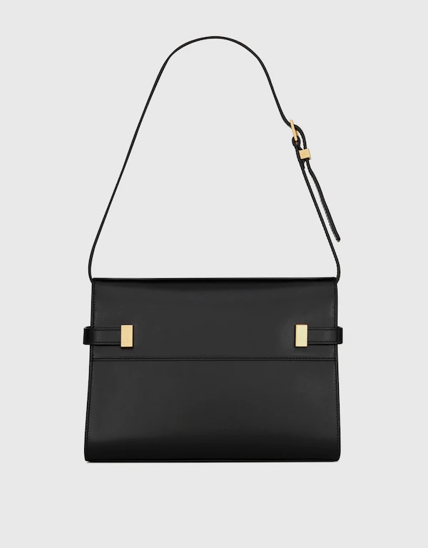 Saint Laurent Manhattan Small Leather Shoulder Bag 