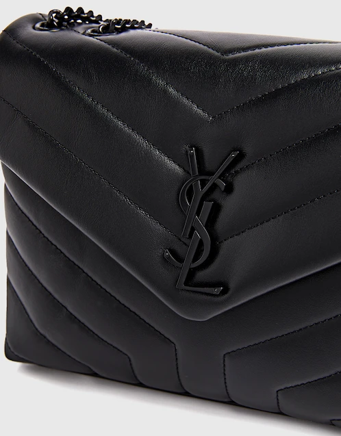 Saint Laurent Small Loulou Shoulder Bag - Black - One Size