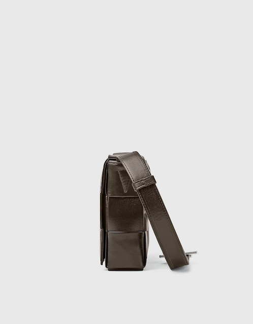 BOTTEGA VENETA, 'Paper' Calfskin Leather Messenger Bag, Men