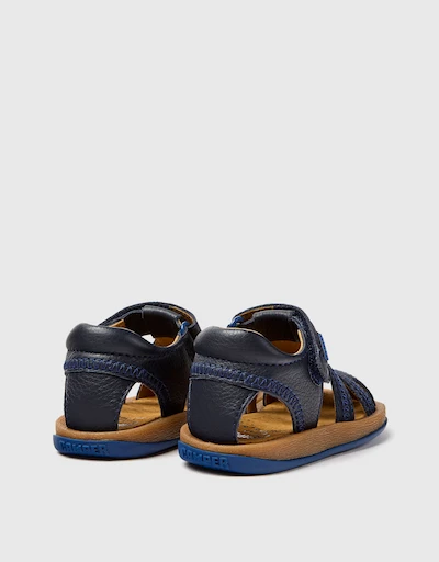 Bicho Baby Calfskin T-strap Sandals 9M-3Y