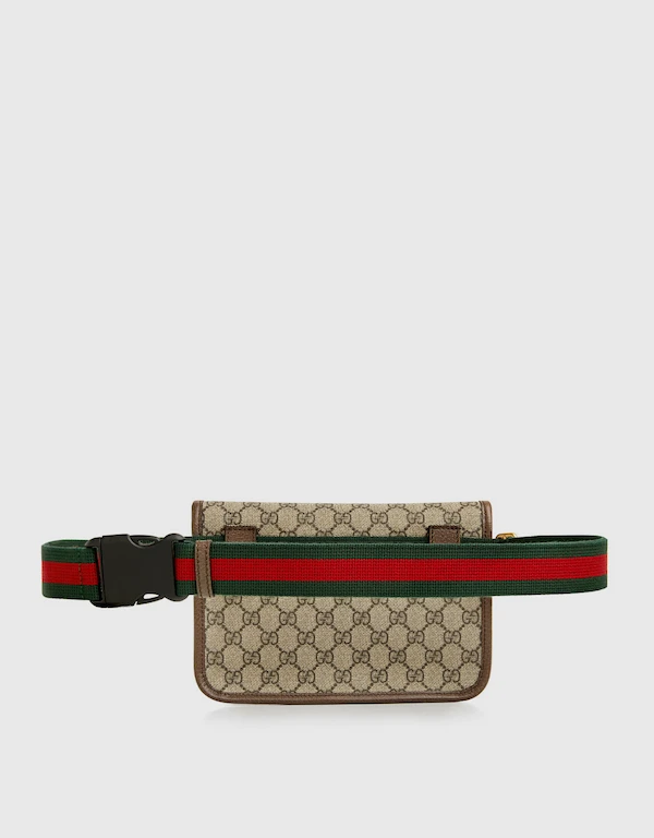 Gucci GG Supreme 小型帆布腰包
