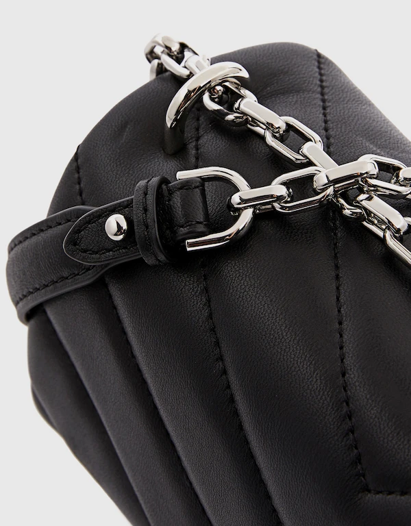Michael Kors Cece Medium Quilted Leather Silver-toned Hardware Shoulder Bag