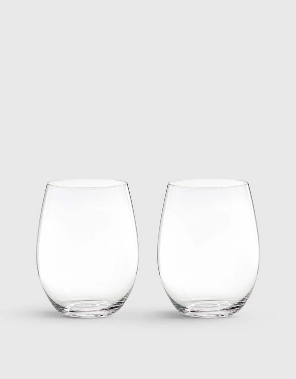 Riedel O Wine Tumblers Cabernet/Merlot Crystal Glasses Set of Two