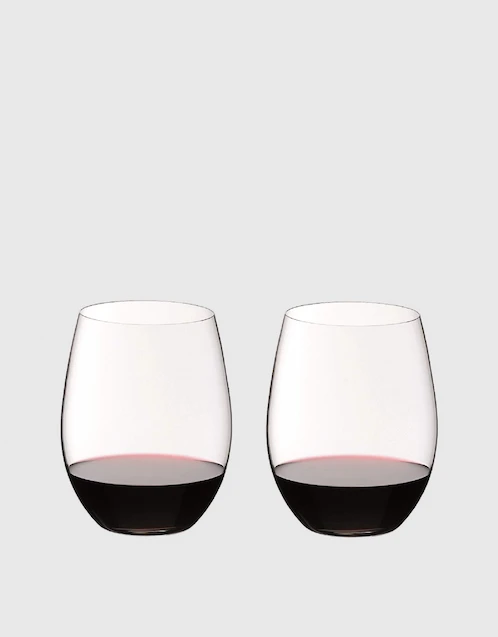 O Wine Tumblers 卡本內梅洛水晶紅酒杯2入組