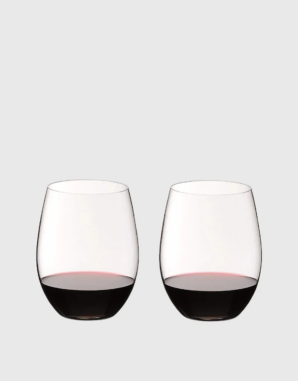 Riedel O Wine Tumblers Cabernet/Merlot Crystal Glasses Set of Two