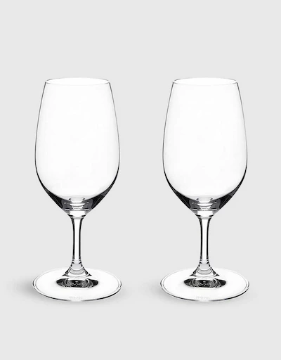 Vinum Port Crystal Wine Glasses Set of Two