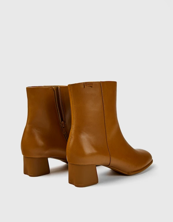 Camper Katie Calfskin Mid-heeled Ankle Boots