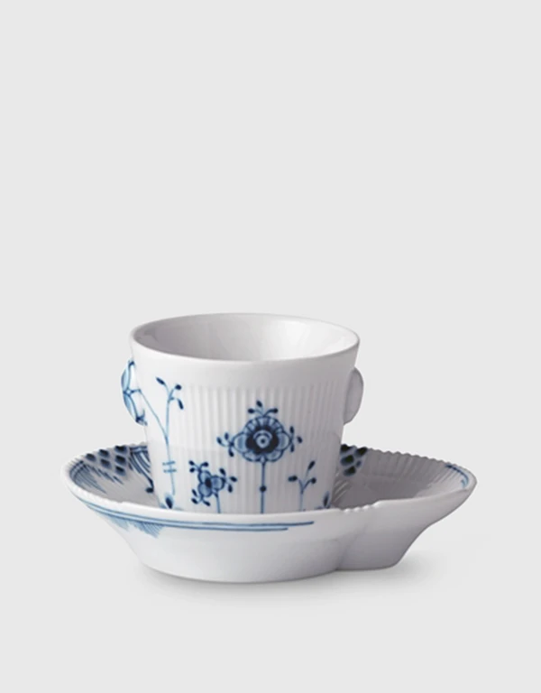 Royal Copenhagen Blue Elements Espresso Cup and Saucer Set 90ml