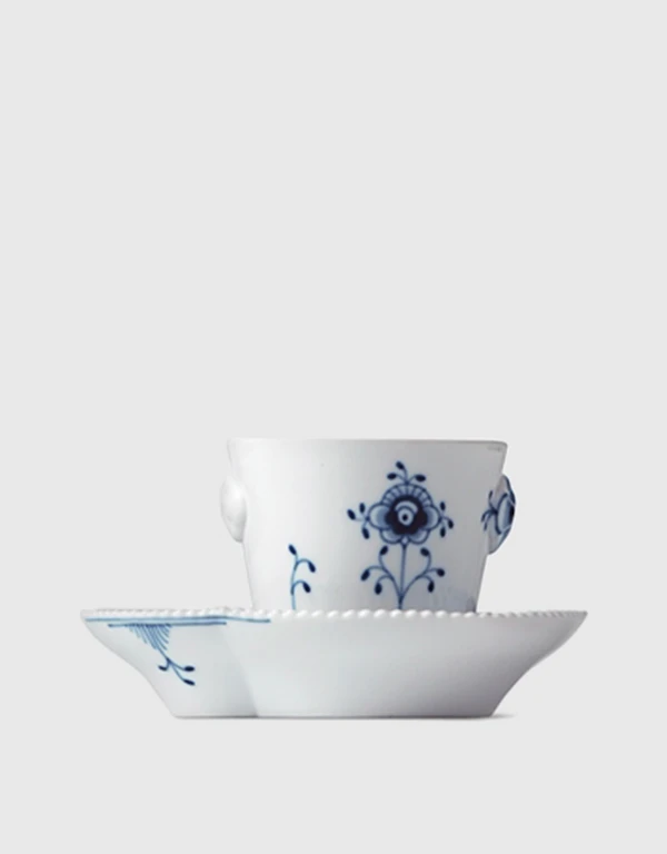 Royal Copenhagen 藍色繽紛唐草濃縮咖啡杯碟組 90ml