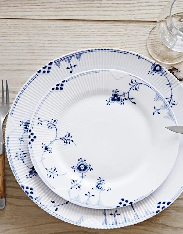 Royal Copenhagen 藍色繽紛唐草 22cm 午餐盤