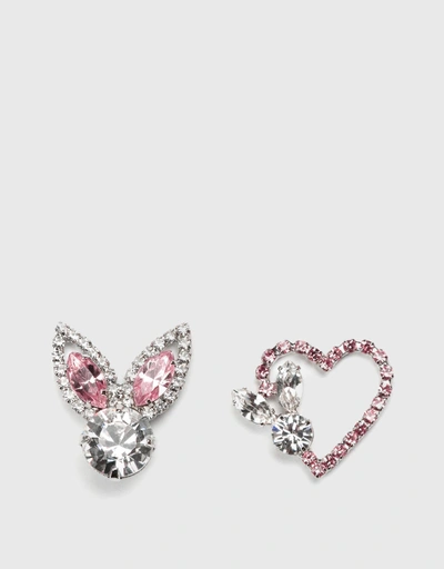 Pink Rabbit Earrings