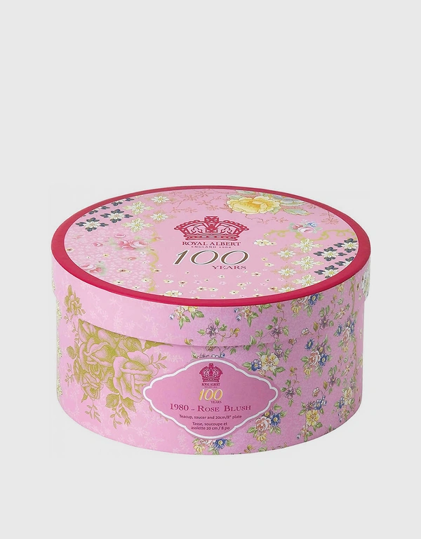 Royal Albert 100 Years Rose Blush 3-piece Tea Set 