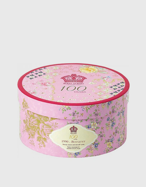 Royal Albert 100 Years Bouquet 3-piece Tea Set 