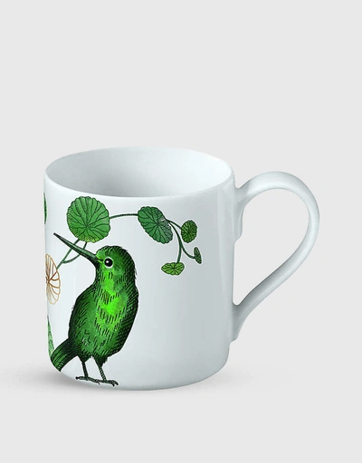 Avarua Leaf-print Porcelain Espresso Cup 60ml