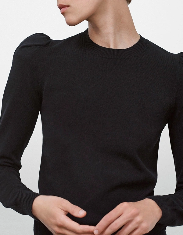 Co Puff Shoulder Sweater