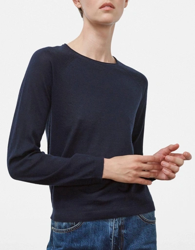 Raglan Sleeve Cashmere Sweater