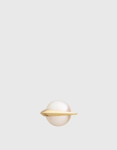 Cosmo Saturn 18ct 黃金耳釘耳環