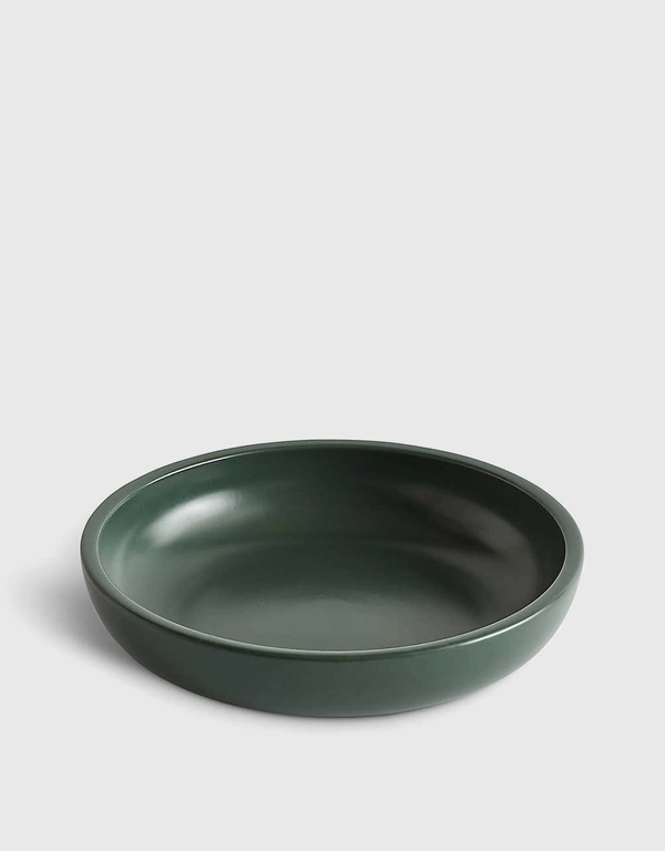 HAY Sobremesa Small Serving Bowl-Dark Green
