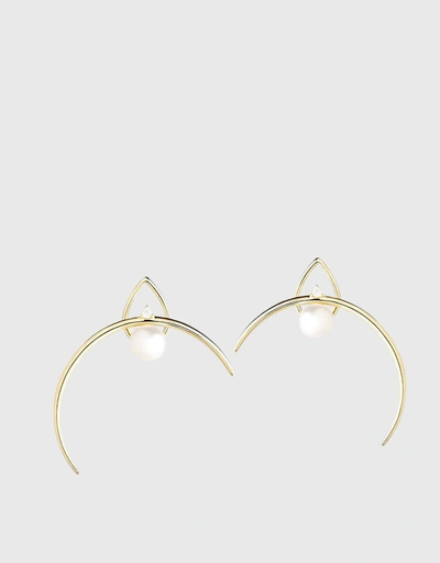 Cosmo Venus 18ct Yellow Gold Earrings 