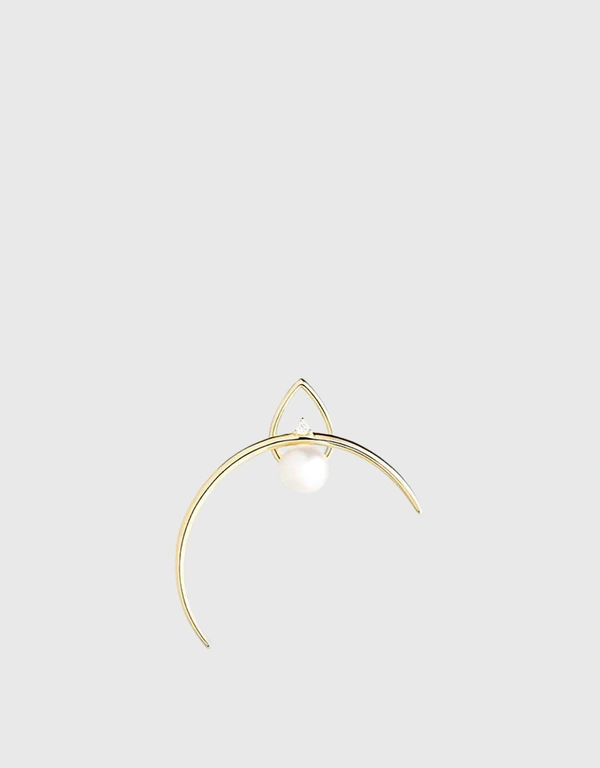 Ruifier Jewelry  Cosmo Venus 18ct Yellow Gold Earrings 