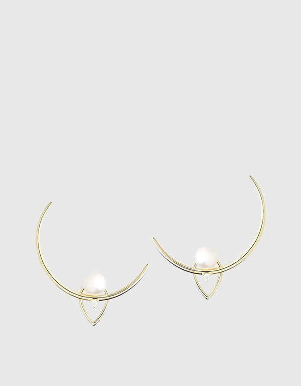 Ruifier Jewelry  Cosmo Venus 18ct Yellow Gold Earrings 