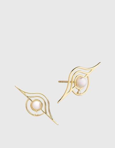 Cosmo Blazar 18ct Yellow Gold Earrings 