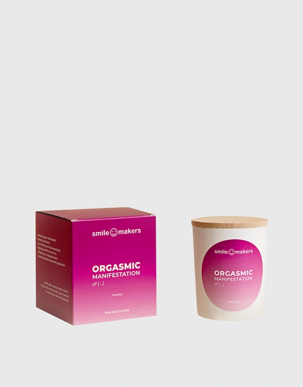 Smile Makers Sweaty Orgasmic Manifestation Sexual Wellness Candle 180g 
