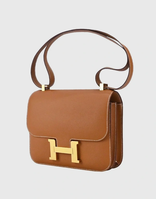 Hermès Hermès Constance 24 Epsom Leather Crossbody Bag-Gold Gold Hardware