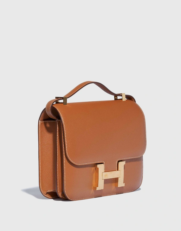Hermès Hermès Constance 24 Epsom Leather Crossbody Bag-Gold Gold Hardware