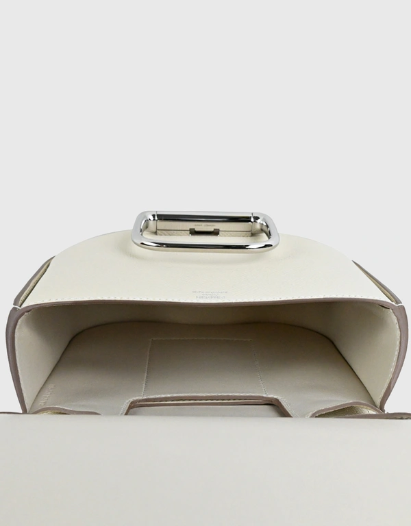 Hermès Mini Della Cavalleria Epsom Leather Crossbody Bag-Nata Silver Hardware