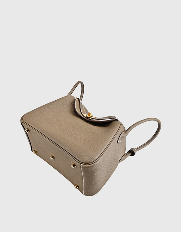 Hermès Hermès Lindy 26 Taurillon Clemence Leather Handbag-Etoupe Gold Hardware