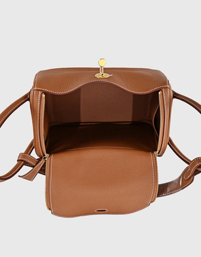 Hermès Lindy 26 Taurillon Clemence Leather Handbag-Gold Gold Hardware