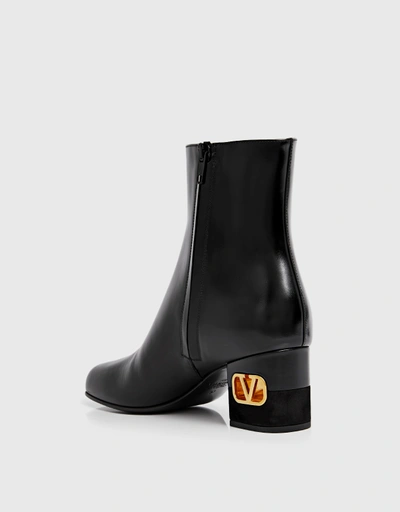 Valentino Garavani Heritage Calfskin Ankle Boot 60mm