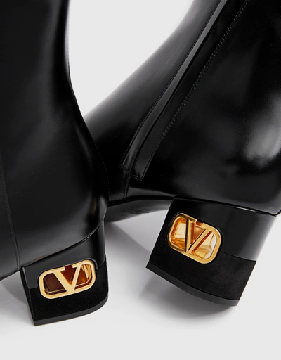 Valentino Garavani Heritage Calfskin Ankle Boot 60mm