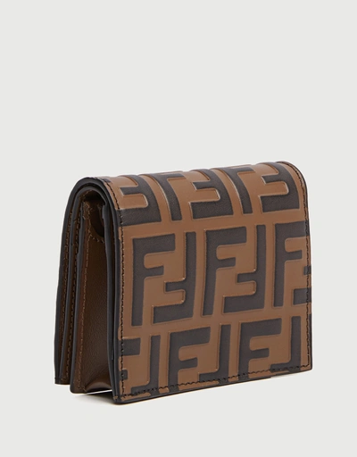 FF Small Leather Bi-fold Wallet