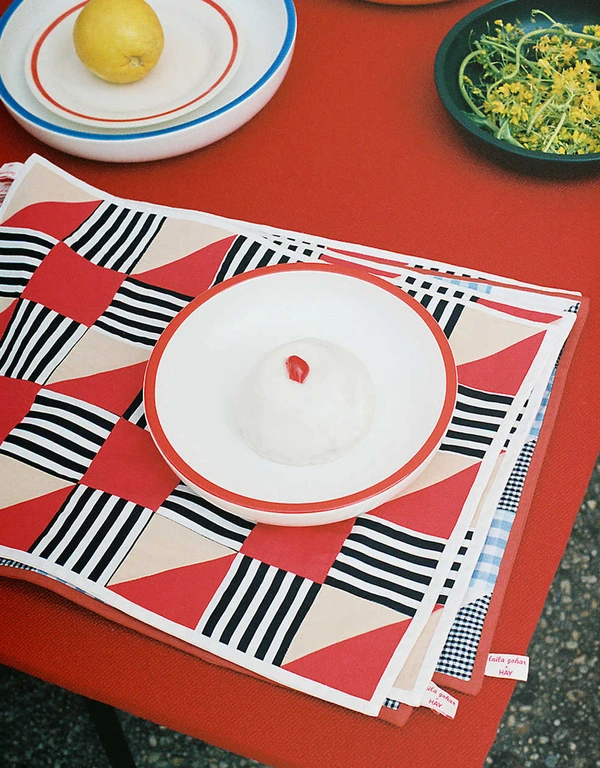 HAY Sobremesa 餐墊-Stripe Red