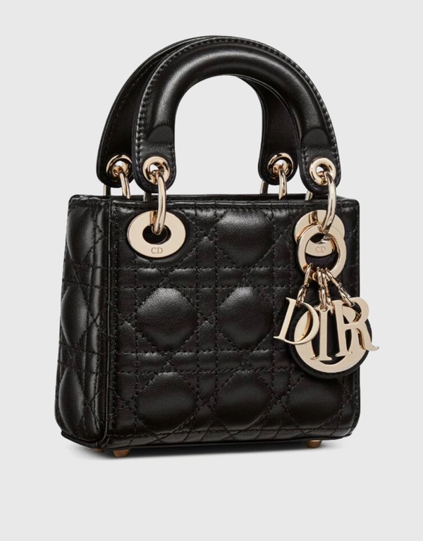 Lady Dior 微型小羊皮手提包