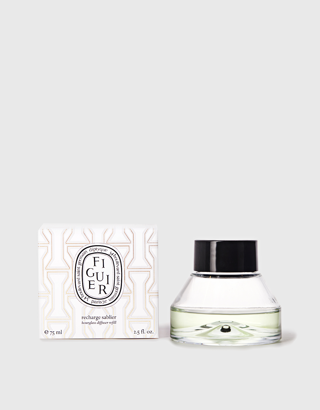 Diptyque Figuier Hourglass Diffuser リフィルss 75ml (ホーム