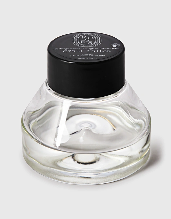 Diptyque Roses Hourglass Diffuser Refill 75ml