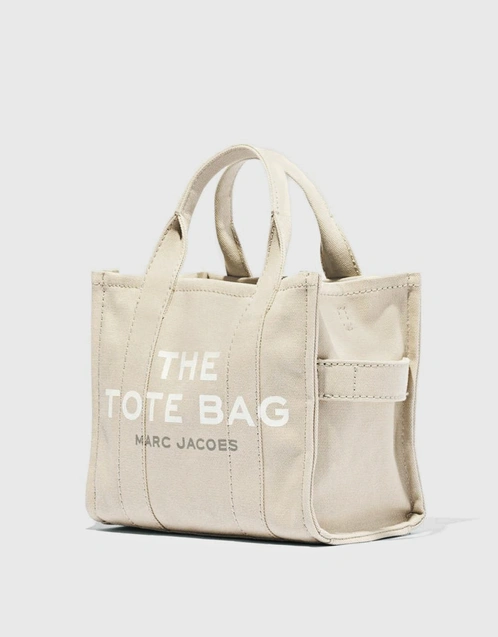 The Small Canvas Tote Bag in Beige - Marc Jacobs
