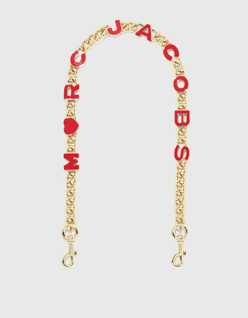The Heart Charm Chain Shoulder Strap