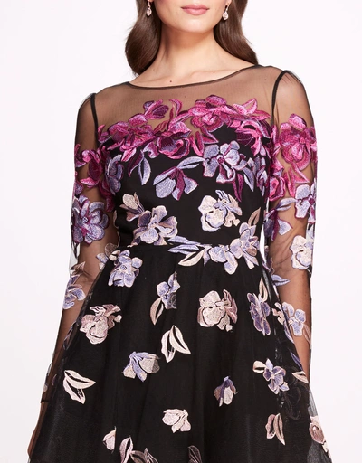 Falling Flowers Mini Dress